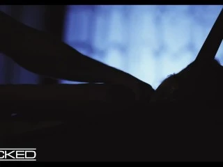 Wicked - Bruneta cu busty Maddy May este lovita tare